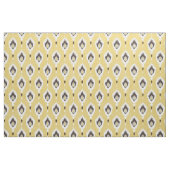 Boho chelgelbe Ikat-Tribal-Muster Monogramm Stoff (Fat Quarter (45,7 x 55,9 cm))