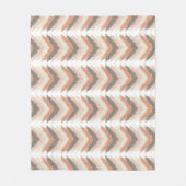 Boho Chevron Fleecedecke (Vorderseite)