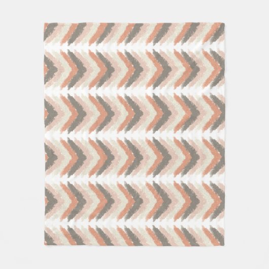 Boho Chevron Fleecedecke (Vorderseite)