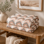 Boho Chevron Fleecedecke