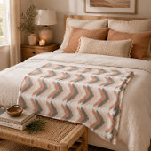 Boho Chevron Fleecedecke