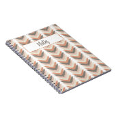Boho Chevron Notizbuch Notizblock (Rechte Seite)