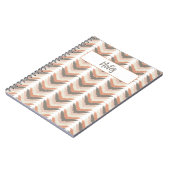 Boho Chevron Notizbuch Notizblock (Linke Seite)