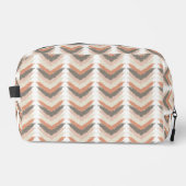 Boho-Chevron Waschbeutel (Vorderseite)