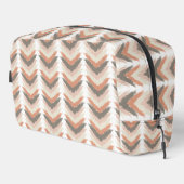 Boho-Chevron Waschbeutel (Rechte Ecke)