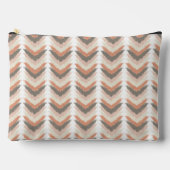 Boho Chevron Zubehörtasche (Vorderseite)