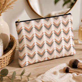 Boho Chevron Zubehörtasche