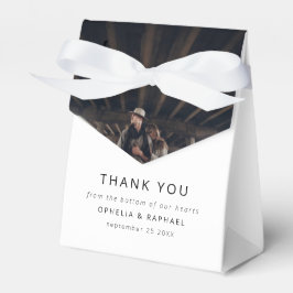 Boho Chic 2 Foto Overlay Vielen Dank für Ihre Hoch Geschenkschachtel