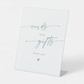 Boho Chic - Aquamarine und weiße Hochzeitskarten u Sockelschild (Vorderseite)