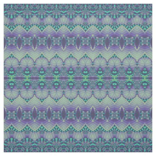 Boho Chic Aquamarines Lila Muster Stoff (Muster)