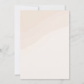 Boho Chic Baby Stroller Neutral Baby Shower Dankeskarte (Rückseite)