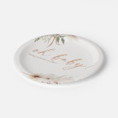 Boho Chic - Babydusche - Teller (Schrägansicht)