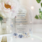 Boho Chic Beach Destination Hampton Wedding Arch Acryleinladungen