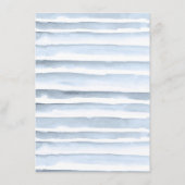 Boho Chic Beach Destination Wedding Details Begleitkarte (Rückseite)