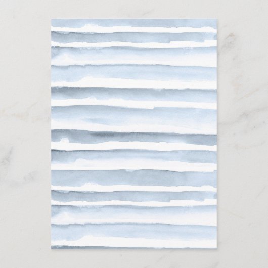 Boho Chic Beach Destination Wedding Details Begleitkarte (Rückseite)