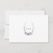 Boho chic Beach Hochzeit in Urlaubsort RSVP Card Karte (Rückseite)