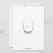 Boho Chic Beach Resort Hochzeit in Urlaubsort Save The Date (Rückseite)