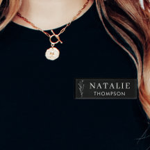 Boho Chic Black and White Blume Mitarbeiterveranst