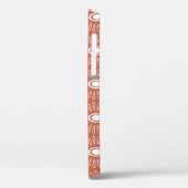 Boho Chic Blume: Modernes Nahtloses Design Case-Mate iPhone Hülle (Rückseite / Links)