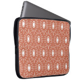 Boho Chic Blume: Modernes Nahtloses Design Laptopschutzhülle (Vorne Rechts)