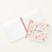 Boho Chic-Blume täglich zum Dos-Notebook Notizblock (Innenseite)
