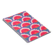Boho-Chic-Blumen-Vintage-Druck. Notizblock (Rechte Seite)