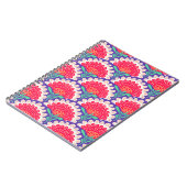 Boho-Chic-Blumen-Vintage-Druck. Notizblock (Linke Seite)