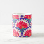 Boho Chic Blütendruck Vintag. Kaffeetasse (Mittel)