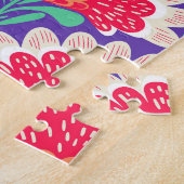 Boho Chic Blütendruck Vintag. Puzzle (Seite)