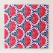 Boho Chic Blütendruck Vintag. Puzzle (Horizontal)