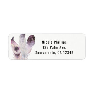 Boho Chic Bohemian Feder Moderne Party-Einladung