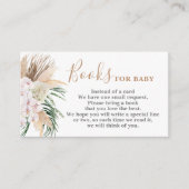Boho chic Books for Baby Card Begleitkarte (Vorderseite)