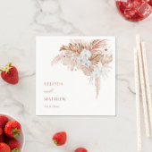Boho Chic Botanisch | Hochzeit Serviette (Beispiel)