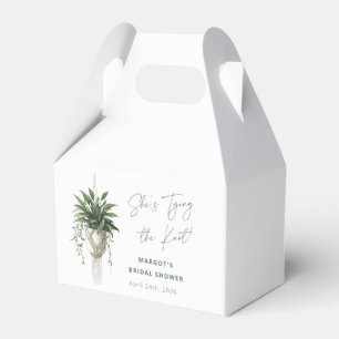 Boho Chic Botanisch "Tritt dem Bund bei" Brautdusc Geschenkschachtel