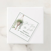 Boho Chic Botanisches Brautparty "Krawatte der Kno Geschenkanhänger (Beispiel)