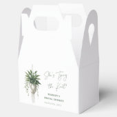 Boho Chic Botanisches Brautparty "Krawatte der Kno Geschenkschachtel (Geöffnet)