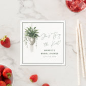 Boho Chic Botanisches Brautparty "Krawatte der Kno Serviette (Beispiel)