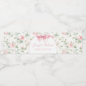 Boho chic Bugbaby Duschwasser Flaschen Etiketten (Einzelnes Label)