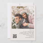 Boho-Chic-Bunte-Wiesenhochzeit Einladung (Rückseite)