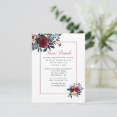 Boho Chic Burgund und Hochzeit im Herbst der Marin (Stehend Vorderseite)