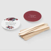 Boho Chic Burgund und Hochzeit im Herbst der Marin Fächer (Non-assembled)