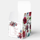 Boho Chic Burgund und Hochzeit im Herbst der Marin Geschenkschachtel (Geöffnet)