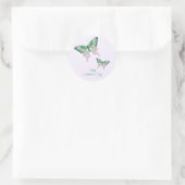 Boho Chic Butterflies Happy Mother's Day Stickers (Tasche)