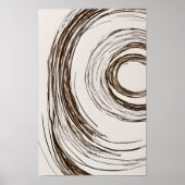 Boho Chic Circles Poster (Vorne)