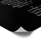 Boho Chic COLOR EDITABLE Picture Seeing Chart Poster (Ecke)