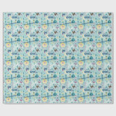 Boho Chic Custom Wrapping Paper mit floralen Motiv Geschenkpapier (Flach)