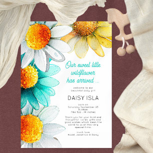 Boho Chic Daisies Wildblume Vielen Dank für Ihre G Ankündigung