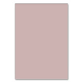 Boho Chic Dusty Rose Pink Guest Name Platzkarten Tischnummer (Rückseite)
