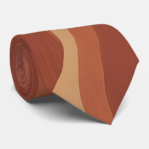 Boho Chic Earthy Wirbel Neck Tie Krawatte