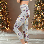 Boho Chic Enchanted Moons - Soft Blues & Ethereal Capri Leggings